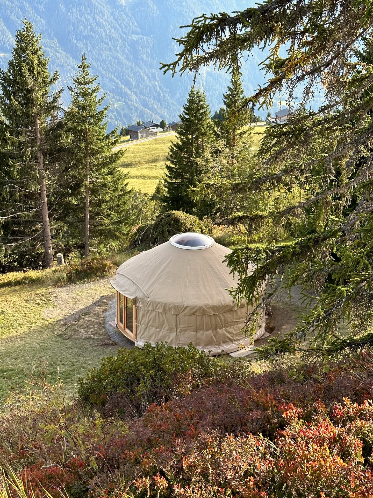 Yurt nas montanhas